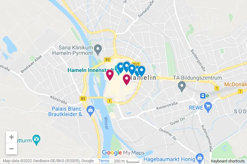 things to do in hameln map
