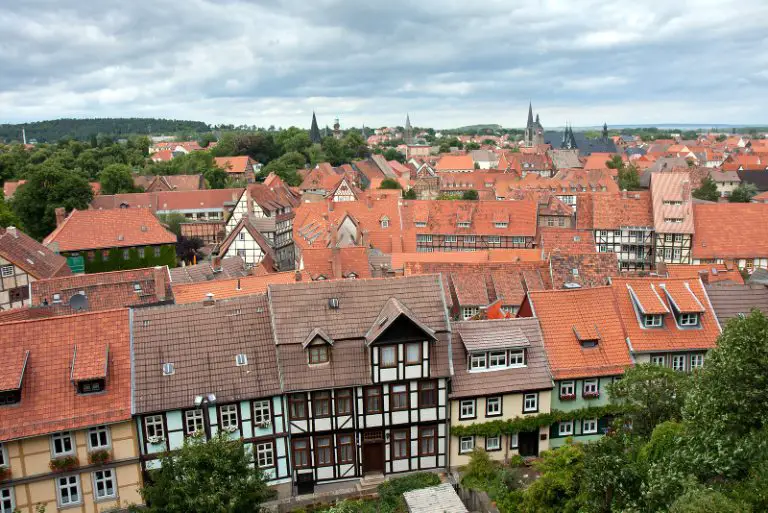 Aerial View Of Quedlinburg