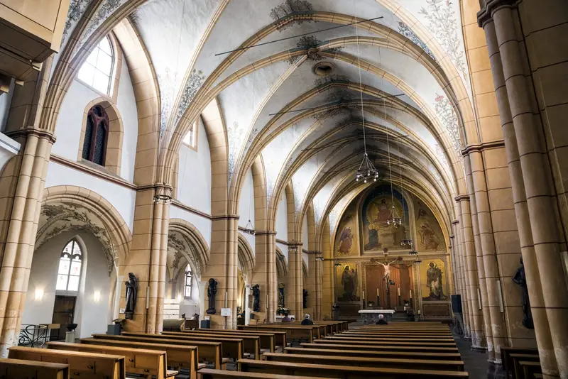 Inside St-Gangolf-Kirche (St Gangolf Church) trier