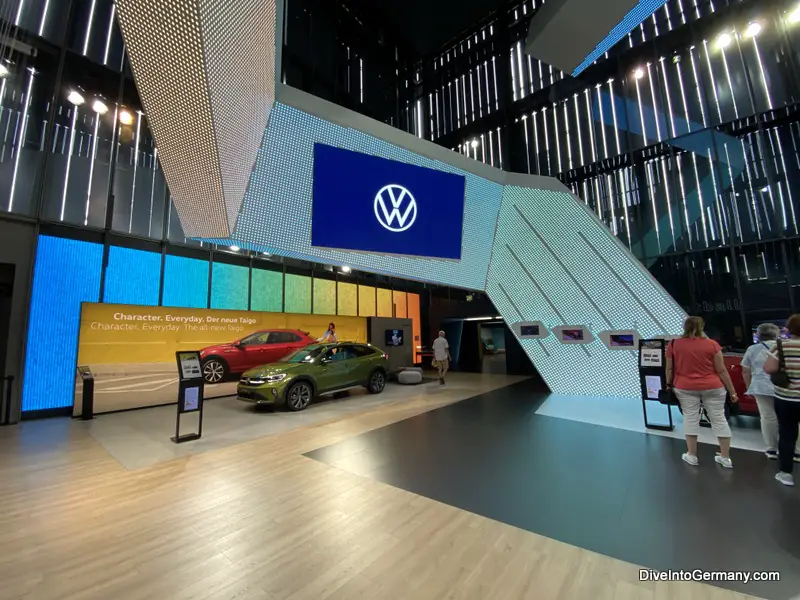 Inside the Volkswagen Pavilion Autostadt