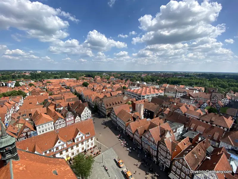 Views from the Tower Sankt Marien Celle