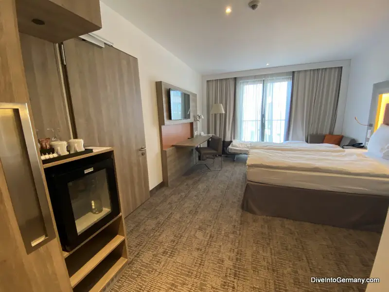 Our standard room with queen bed Novotel nuremberg