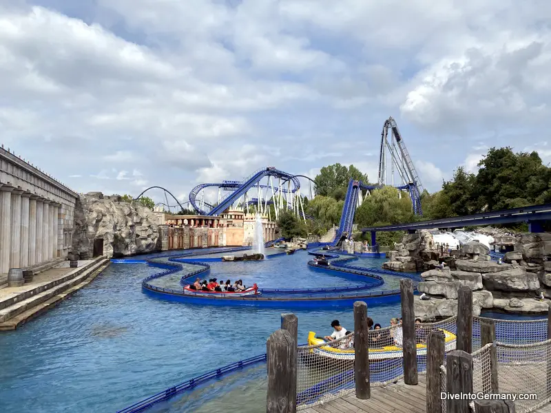 Water Rollercoaster Poseidon Europa Park