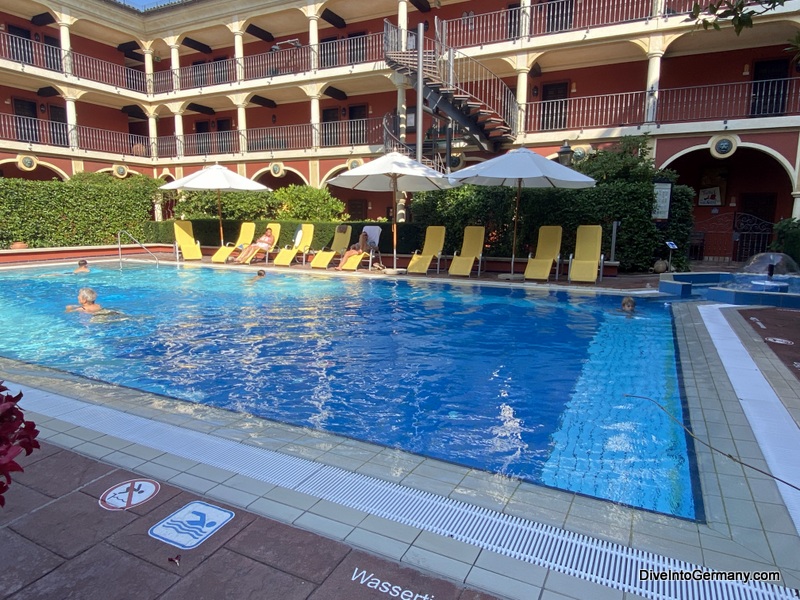 The pool at El Andaluz hotel europa park