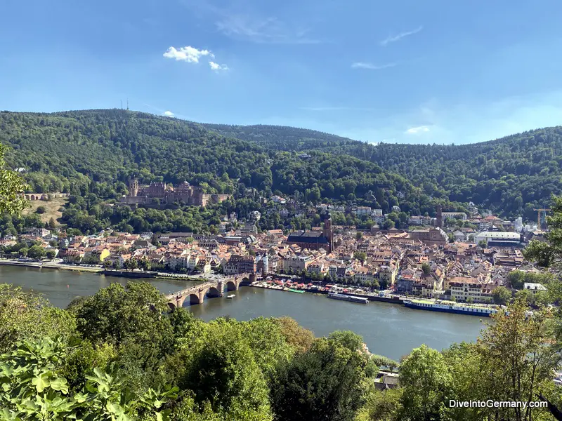 Heidelberg views from the Philosophers Way 